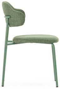 Scaune de dining verzi 4 buc. Adriel – Marckeric