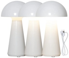 Veioză albă LED cu intensitate reglabilă (înălțime 28 cm) Mushroom – Star Trading