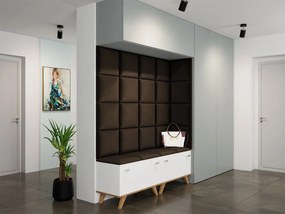 Panou de perete tapițat 30x30 Pazara 30 30 (Maro) . 1103312