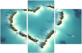 Tablou - Insulele inimii (90x60 cm)
