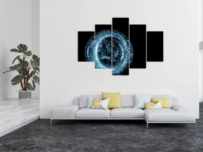 Tablou cu picături de gheață (150x105 cm)