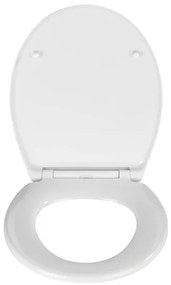 WENKO 21903100-WC capac SAMOS, 44,5 x 37,5 cm, alb/argintiu