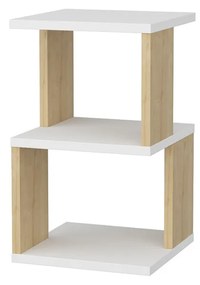 Măsuță de pat Carter White Oak