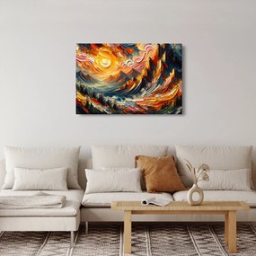 Tablou - Munte acoperit de soare (90x60 cm)
