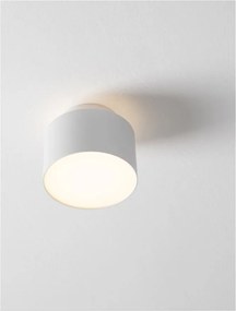 Spot aplicat, Plafoniera LED Ozen alb, 11cm