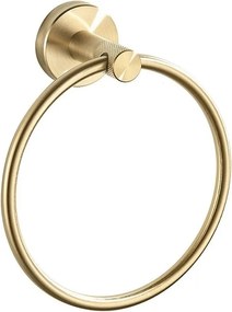 Cuier de baie Ring 6610 Modern Brush Gold