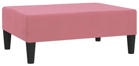 337691 vidaXL Taburet, roz, 78x56x32 cm, catifea