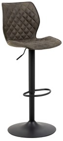 Scaune de bar verde-închis rotative 2 buc. 116 cm Naomi – Actona