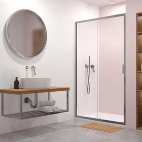 Usa de nisa culisanta Radaway Alienta DWJ 120 cm crom-transparent sticla 5 mm