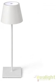 Lampa LED portabila iluminat exterior stil clasic TOC alba 70775