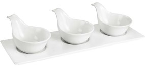 Lamart LT9218 Set de 4 farfurii de servire Dine,34 x 12 cm