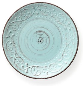 Farfurie din ceramică Brandani Serendipity, ⌀ 27,5 cm, turcoaz