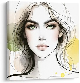 Tablou frumusețe feminină în nuanțe