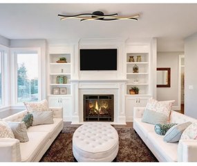 Plafonieră LED GERONIMO LED/35W/230V negru Globo 67206DW