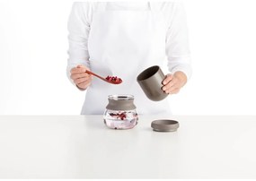 Ceainic maro deschis cu filtru din sticlă 500 ml – Lékué