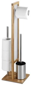 WENKO Perie WC RIVALTA 24391100, 18x70 cm, maro/alb/negru