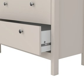 Comodă grej 82x99x38 cm Madrid – Tvilum