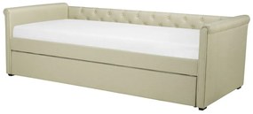 Pat extensibil 80 cm LISABON (cu somieră) (bej). 1022719