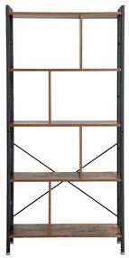 Bibliotecă rustică elegantă din lemn rustic - raft