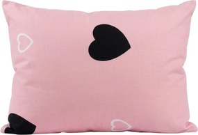 Fata de perna din polibumbac CORAZON POLY 50x70 cm, roz