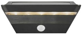 Lampa LED de perete solara cu senzor pentru iluminat exterior, stil modern IP44 Agena 2118221003 NL