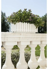 Gardenico Jardinieră Fency albă, 50 cm