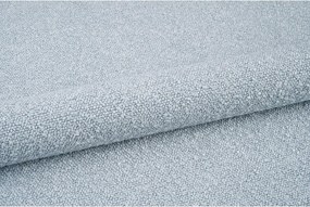 Canapea albastru-deschis cu tapițerie din stofă bouclé 230 cm Essen – Cosmopolitan Design