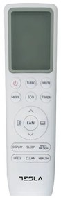 Aparat de aer conditionat invertor Tesla TT34TP91-1232IHWT, 12000 BTU, 20 m², Wi-Fi, Turbo, Follow me, Autodiagnostic, LED, Ionizator, Alb