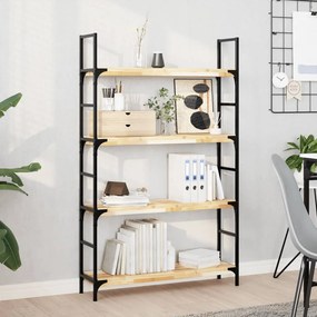 vidaXL Rafturi suspendate 2 buc. 80x20x4 cm lemn masiv acacia netratat