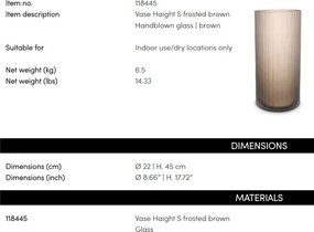 Vaza, Vas decorativ design LUX Haight S, maro