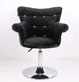 HR804CN SCAUN CATIFEA NEGRU