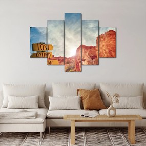 Tablou unui indicator cu inscripție (150x105 cm)