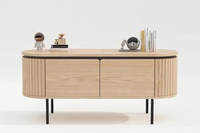 Comoda TV cu furnir de stejar ATELIER 120cm