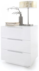 Noptieră ROCKY XXL albă