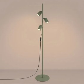 Sollux SL.2026 - Lampadar KARBON 3xGU10/10W/230V verde