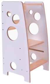 Turn educativ LINDA alb/arțar