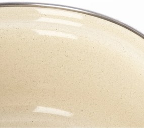 Oală emailată Orion cu margine Brown, 2 l, 2 l