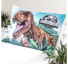 Lenjerie de pat din bumbac fosforescenta JURASSIC WORLD ROAR colorata Dimensiune lenjerie de pat: 70 x 90 cm | 140 x 200 cm