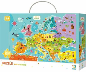 Dodo Puzzle Harta Europei, 100 piese
