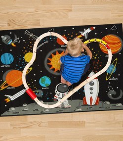 Covor pentru copii  Cosmos   Multicolor 100 x 150 cm Poliester