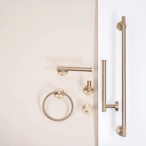 Cuier de baie Ring 6610 Modern auriu periat