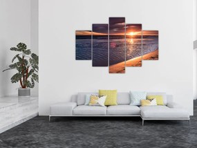 Tablou cu apus de soare (150x105 cm)