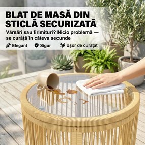 Outsunny bistro mobilier ratan polyrattan | Aosom Romania