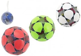 Minge de fotbal cusută 15cm 4 culori într-o plasă
