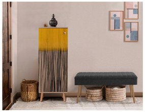 Mobilier Hol Beside 2 (stejar sonoma + antracit) . 1093995