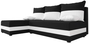 Colțar Harmony L (Negru + Alb) (S). 1057171