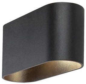 Aplică KAUNAS 1xG9/10W/230V neagră Rabalux 7023