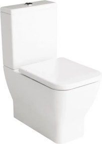 Rezervor pe vas WC Gala Emma Square alimentare inferioara alb