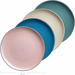 Mäser Set de veselă 16 piese MAILA – mix petrol