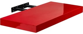 Raft de perete Stilist Volato, 40 cm, roșu lucios